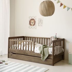Toddler bed «Plume» | 70 x 140 cm | Cocoa