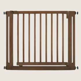 Wooden stair gate | Adjustable 95–103 cm | Cocoa