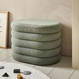 STORAGE OTTOMAN | «TED» | GREEN