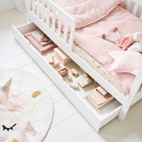 UNDER BED DRAWER FOR KIDS HOUSE BED «MAISON» (160 X 80 CM ) | WHITE