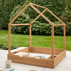 Wooden Sandpit & Playhouse «Provence»