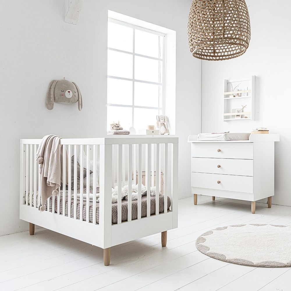 Baby bed white bocca | wood |140x70 ✔️ By Petite Amélie