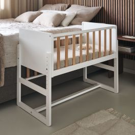 Child's cot with attached sleeping bag shop