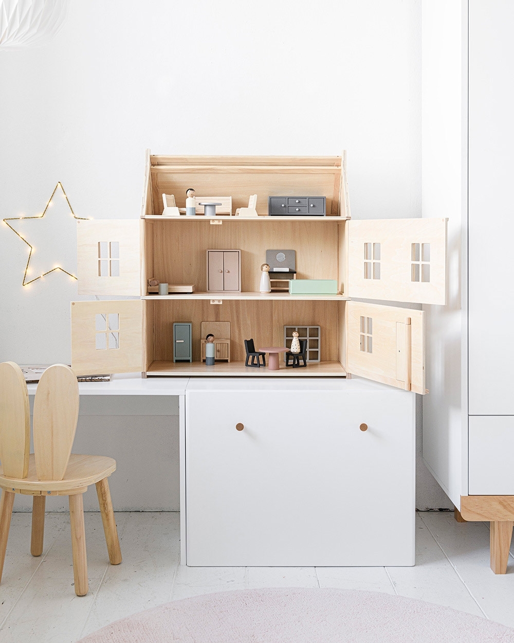 Classic wooden dollhouse✔️Petite Amélie Made by a Mum