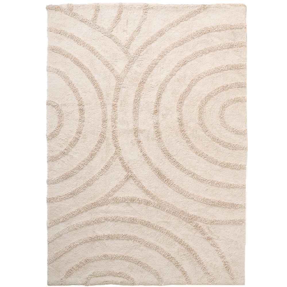 WASHABLE SCANDINAVIAN CARPET 120 X 170 CM | BEIGE