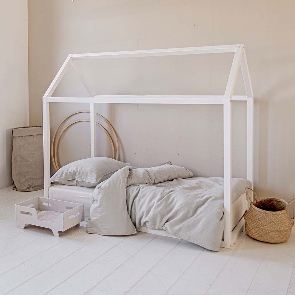 House bed «Maison» | White 160x80 |15 CM MATTRESS INCLUDED