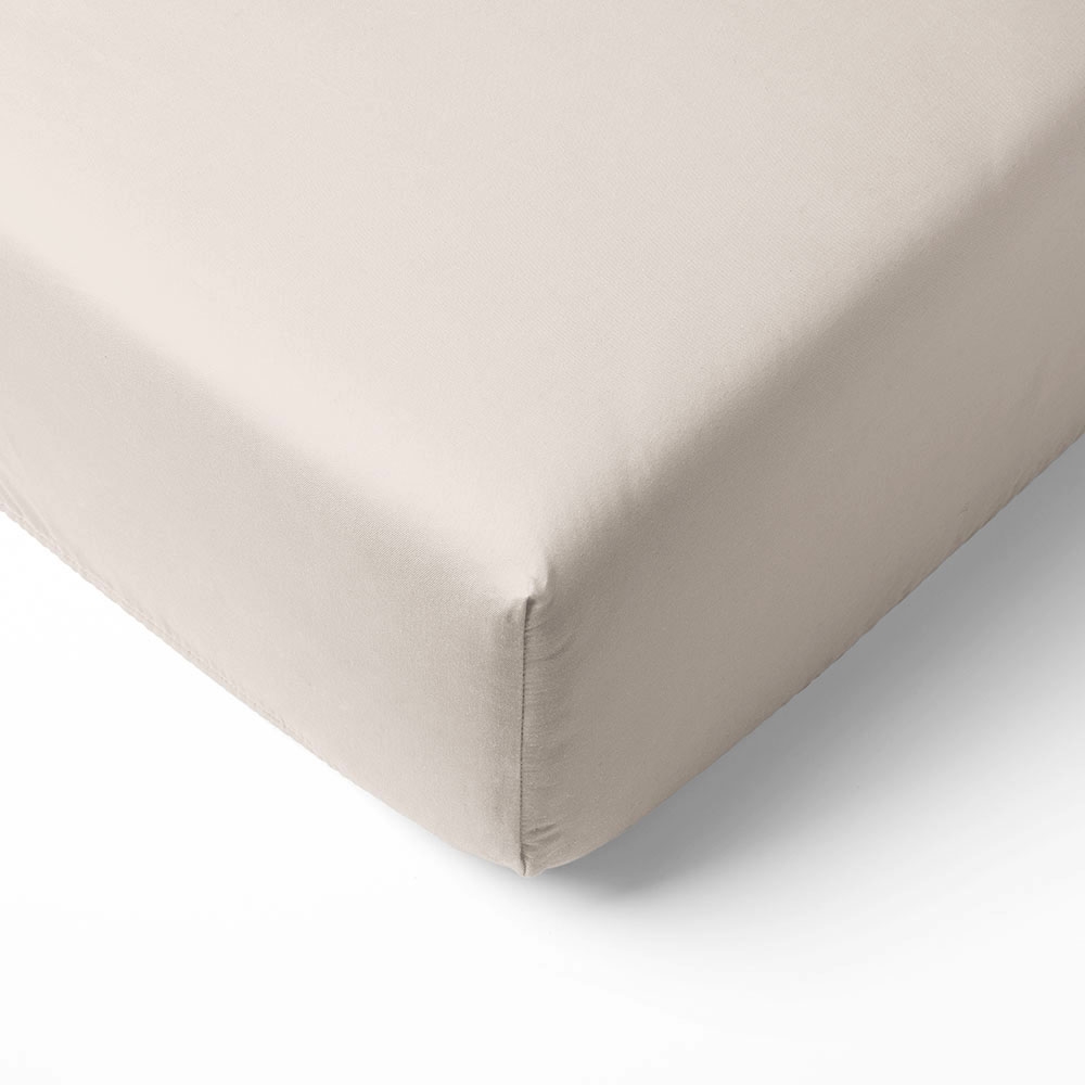 Fitted Crib Mattress Sheet in Taupe 40 45 x 90 cm Petite Am lie