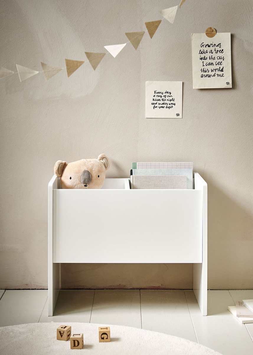 Kids Bookcase Storage White✔️ Wooden ✓ Petite Amélie