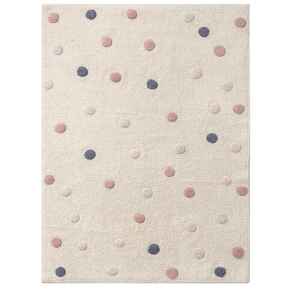 Nursery rug | beige with dots✔️ Petite Amélie