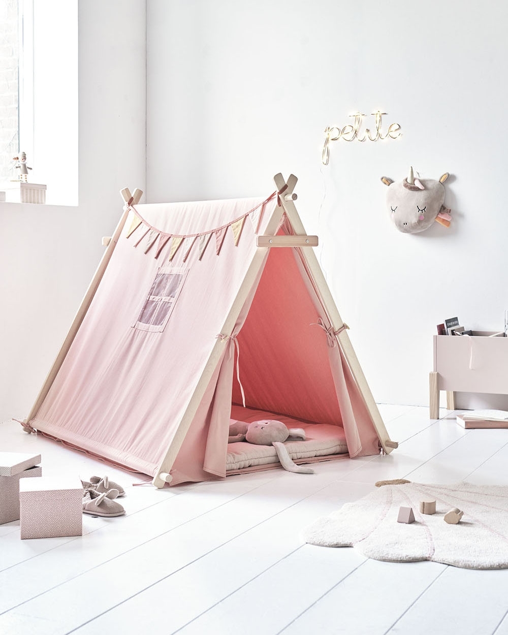 Teepee Play Tent Pink «Fête» ✔️ Petite Amélie