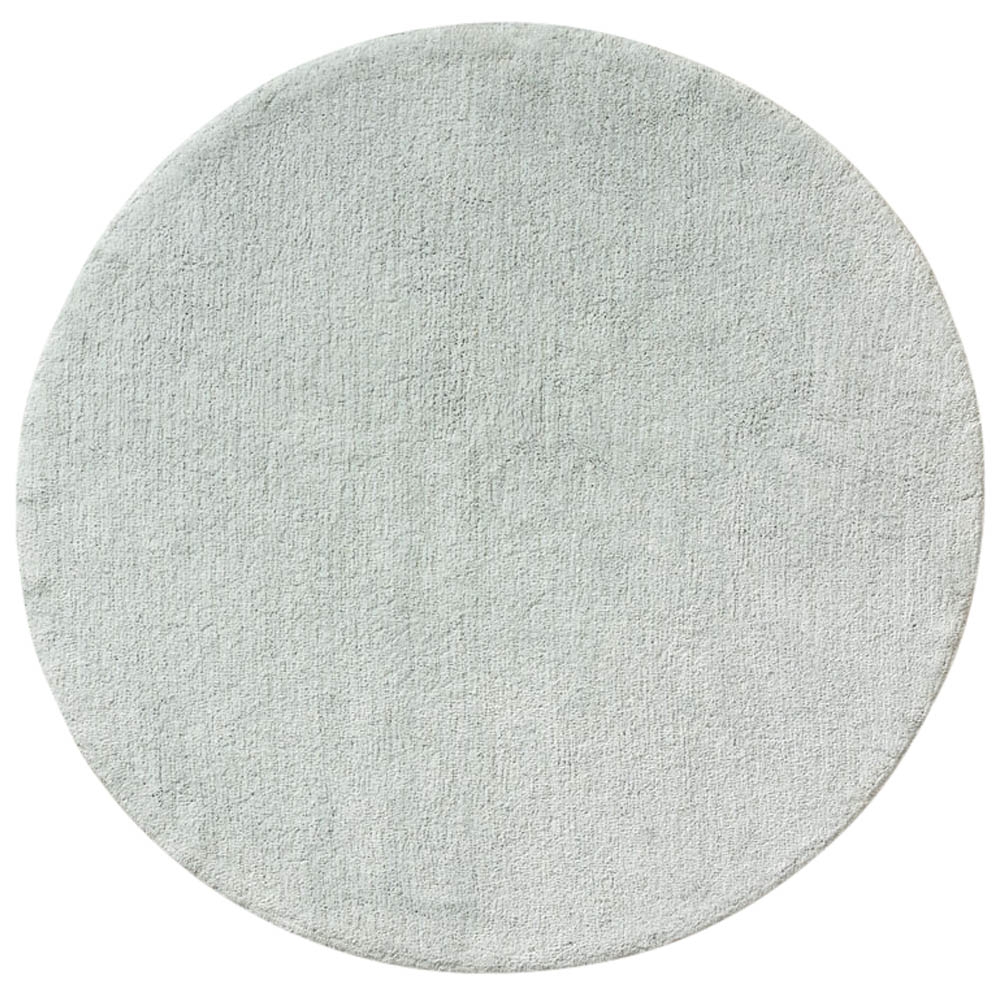 Washable children's rug with anti-slip coating «CERCLE» | Mint Blue