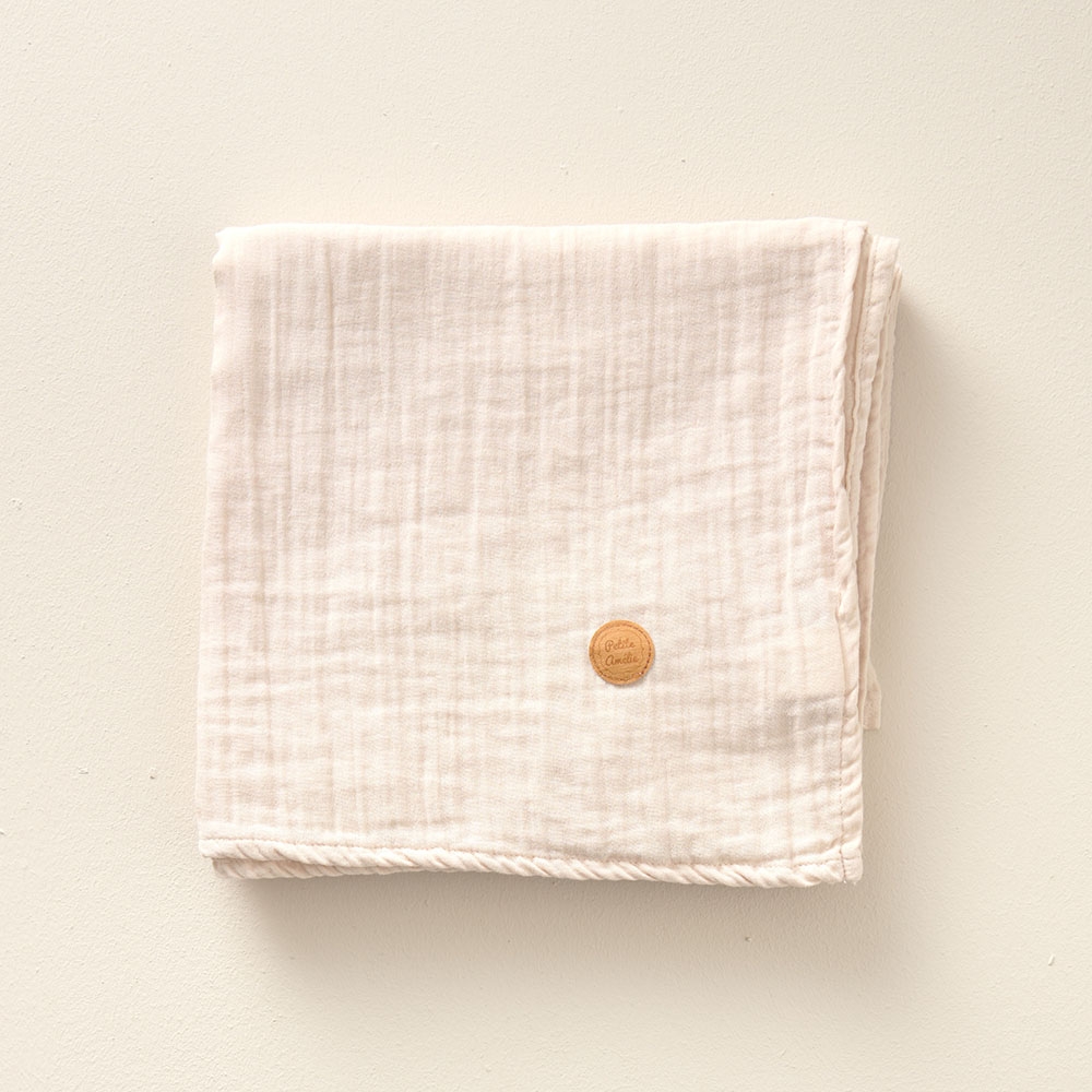 Muslin cloth XL | cotton (GOTS) 120x120cm | Soft pink
