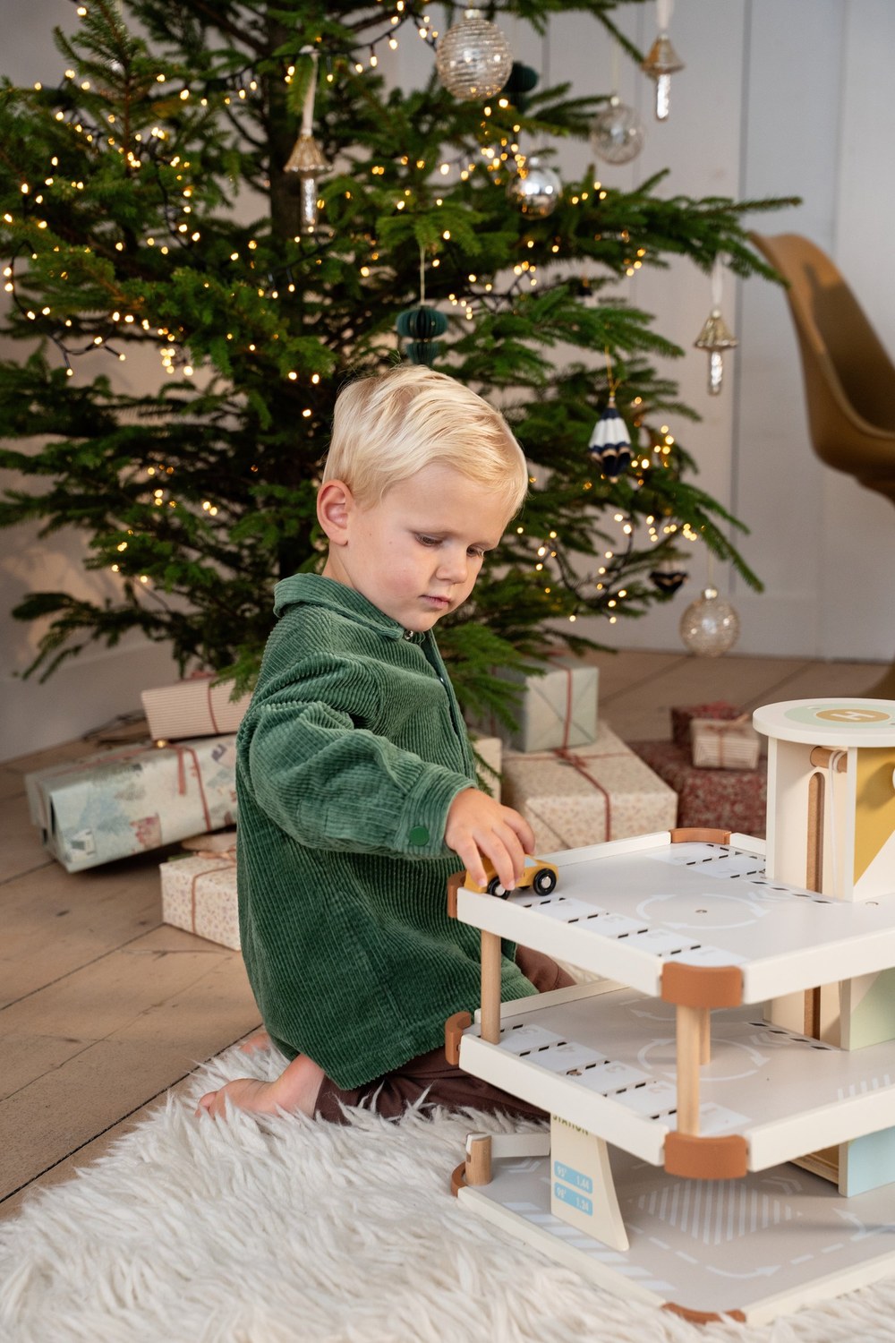 Wooden toy garage, gifts up to £50