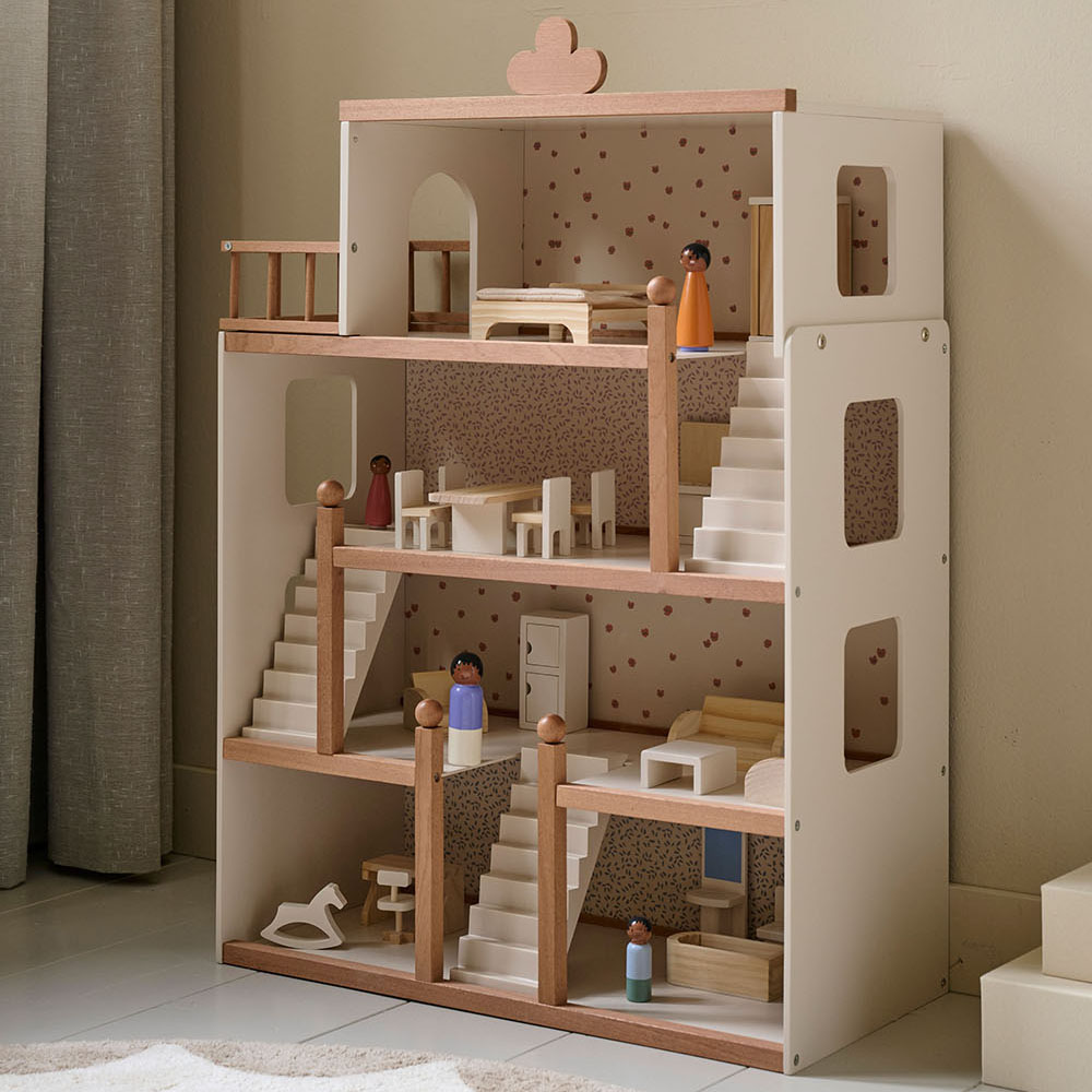 see all wooden doll houses